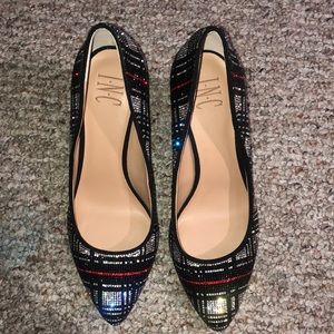 Women’s high heels with beautiful rhinestones